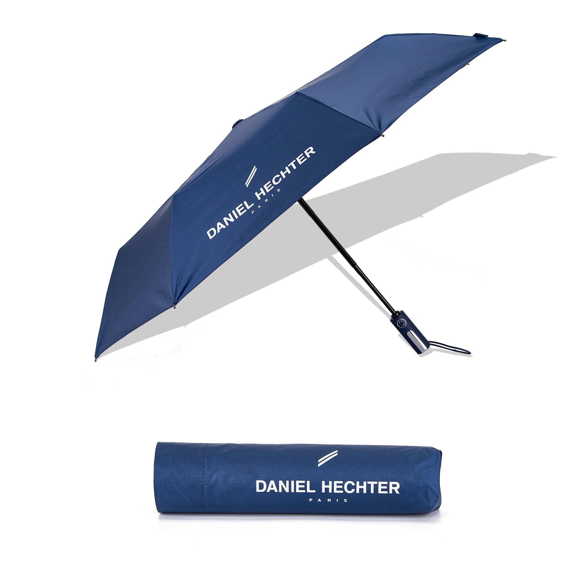Daniel Hechter Paris Folding Umbrella Navy Blue - DHRUM01NVYBLU