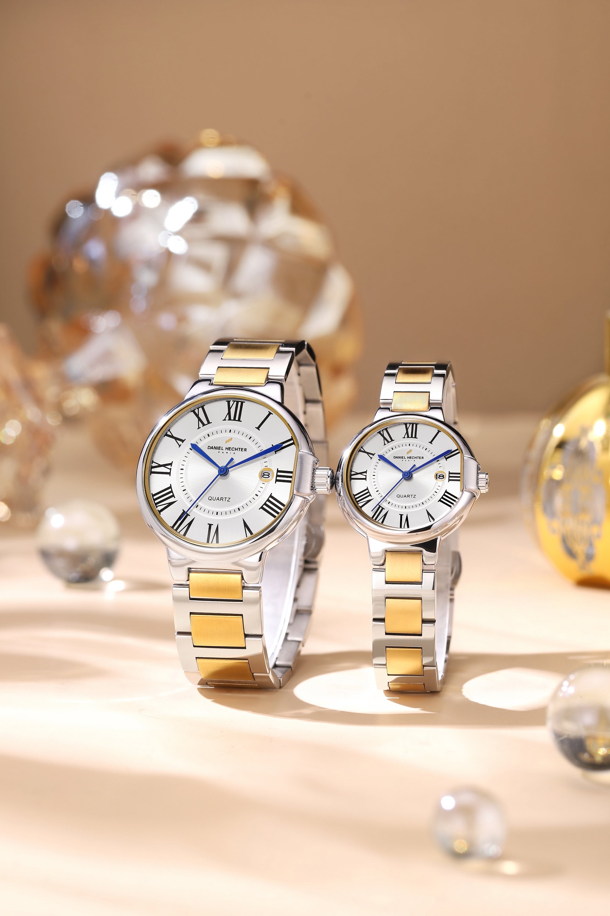 Daniel Hechter Paris Sorbonne Collection Pair Watch | DHP-1001-22