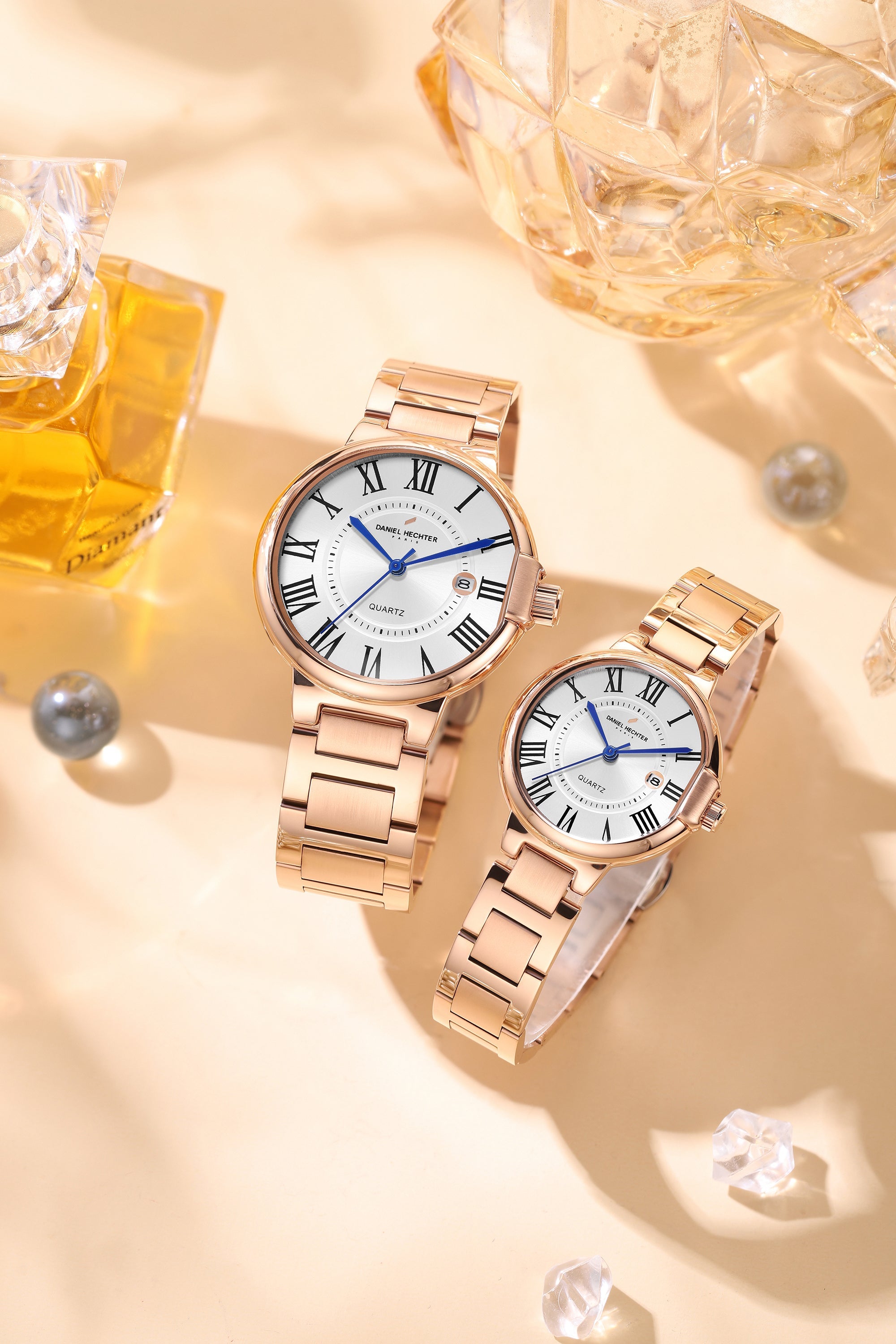 Daniel Hechter Paris Sorbonne Collection Pair Watch | DHP-1001-33