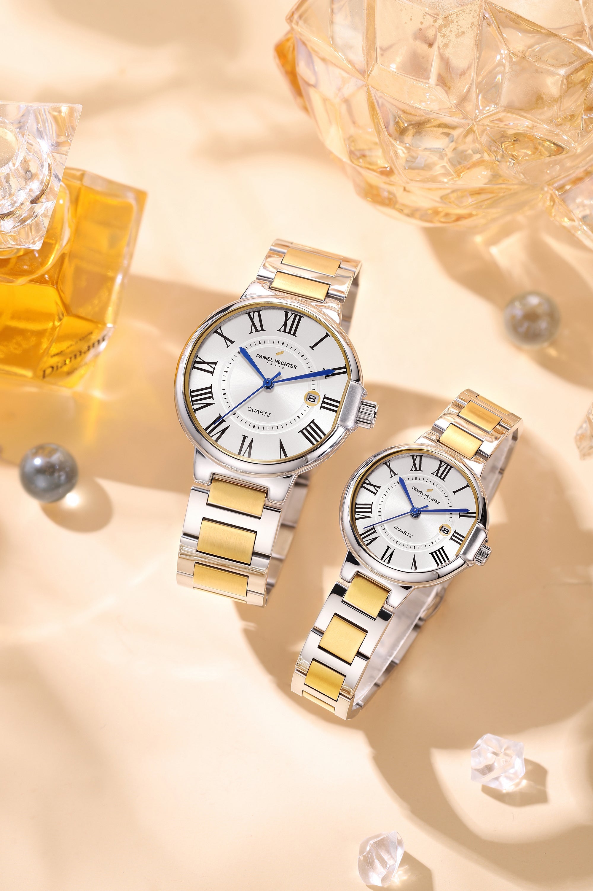 Daniel Hechter Paris Sorbonne Collection Pair Watch | DHP-1001-22