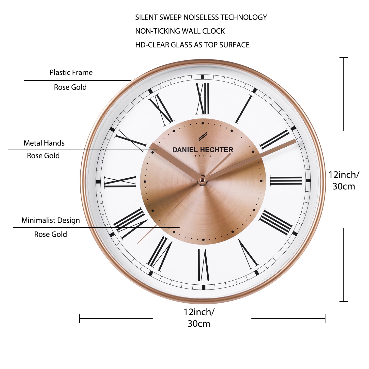 Daniel Hechter Paris  Wall Clock - DHCL1013-01