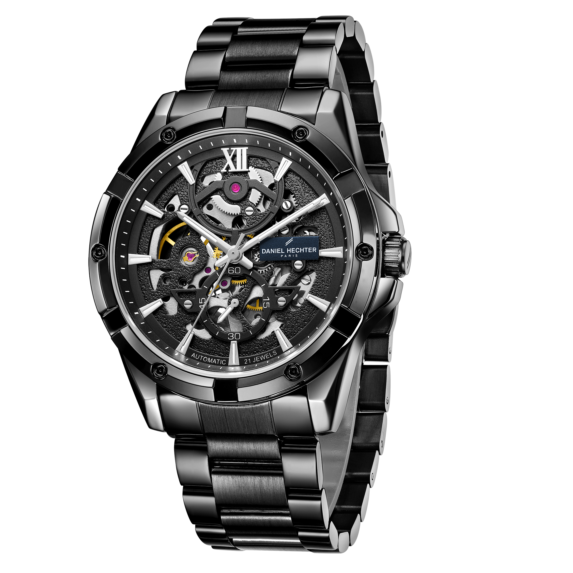 Daniel Hechter Paris Automatic Skeleton Wrist Watch for Men – DHM1060-22