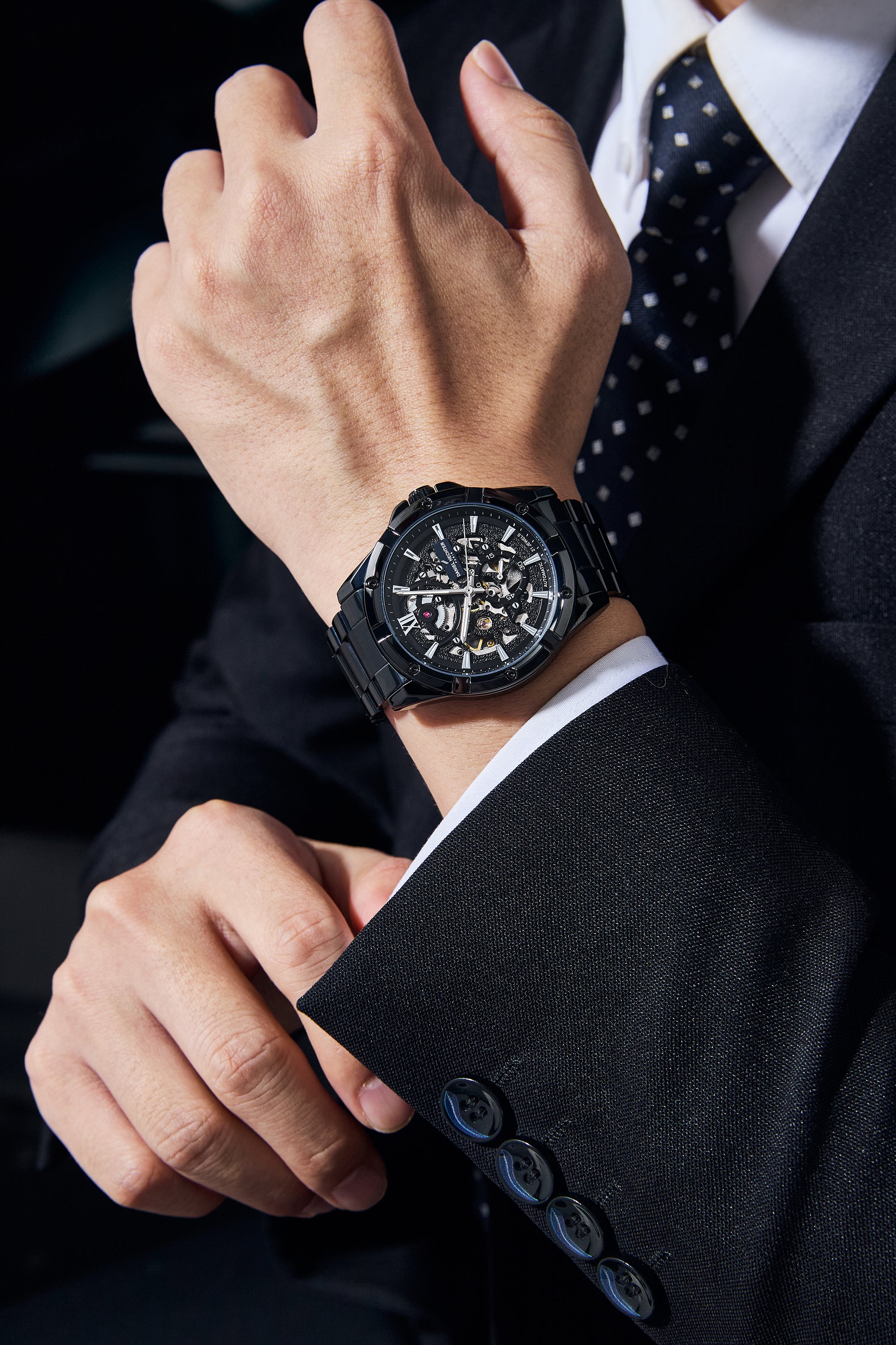 Daniel Hechter Paris Automatic Skeleton Wrist Watch for Men – DHM1060-22