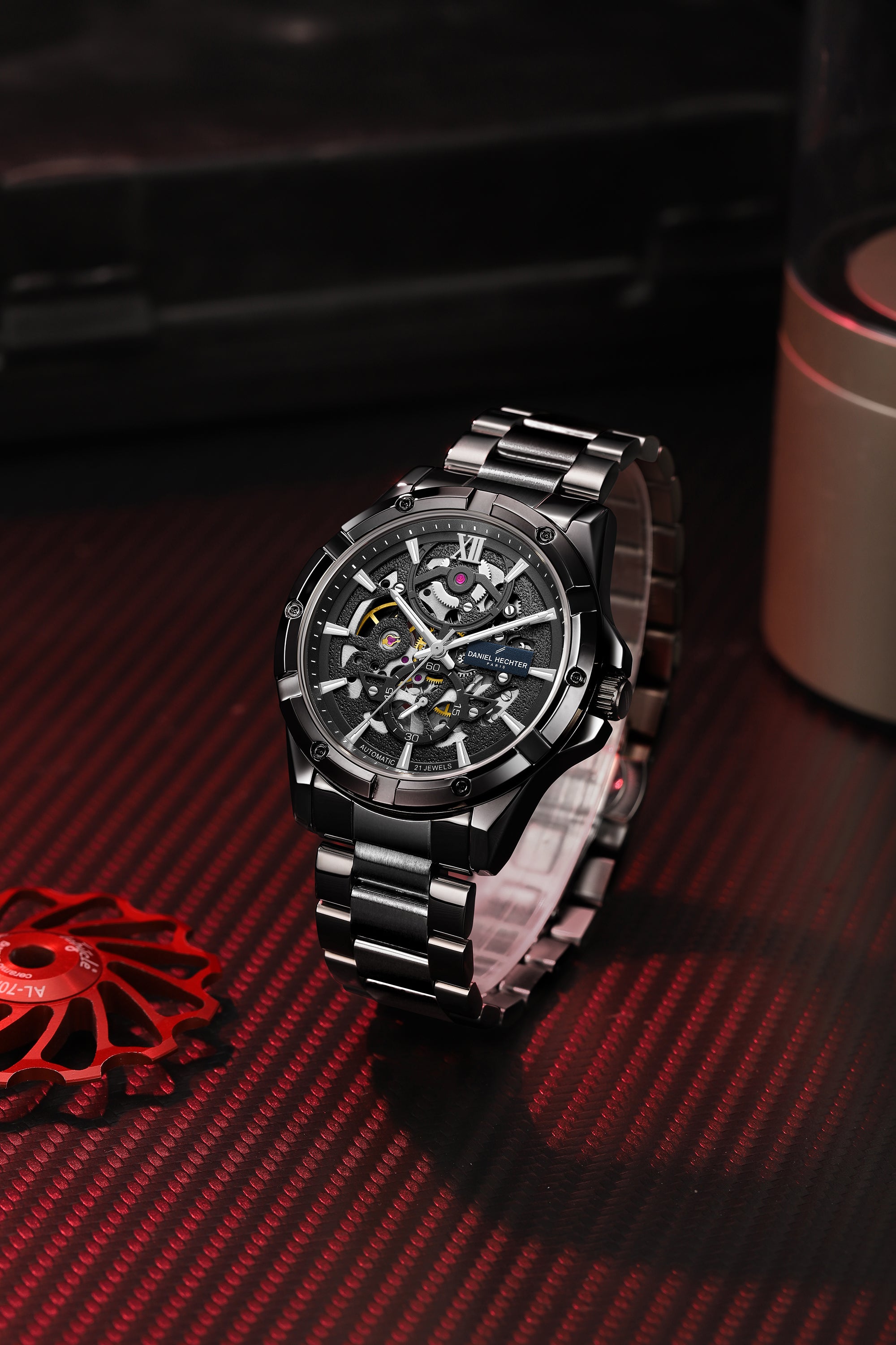 Daniel Hechter Paris Automatic Skeleton Wrist Watch for Men – DHM1060-22