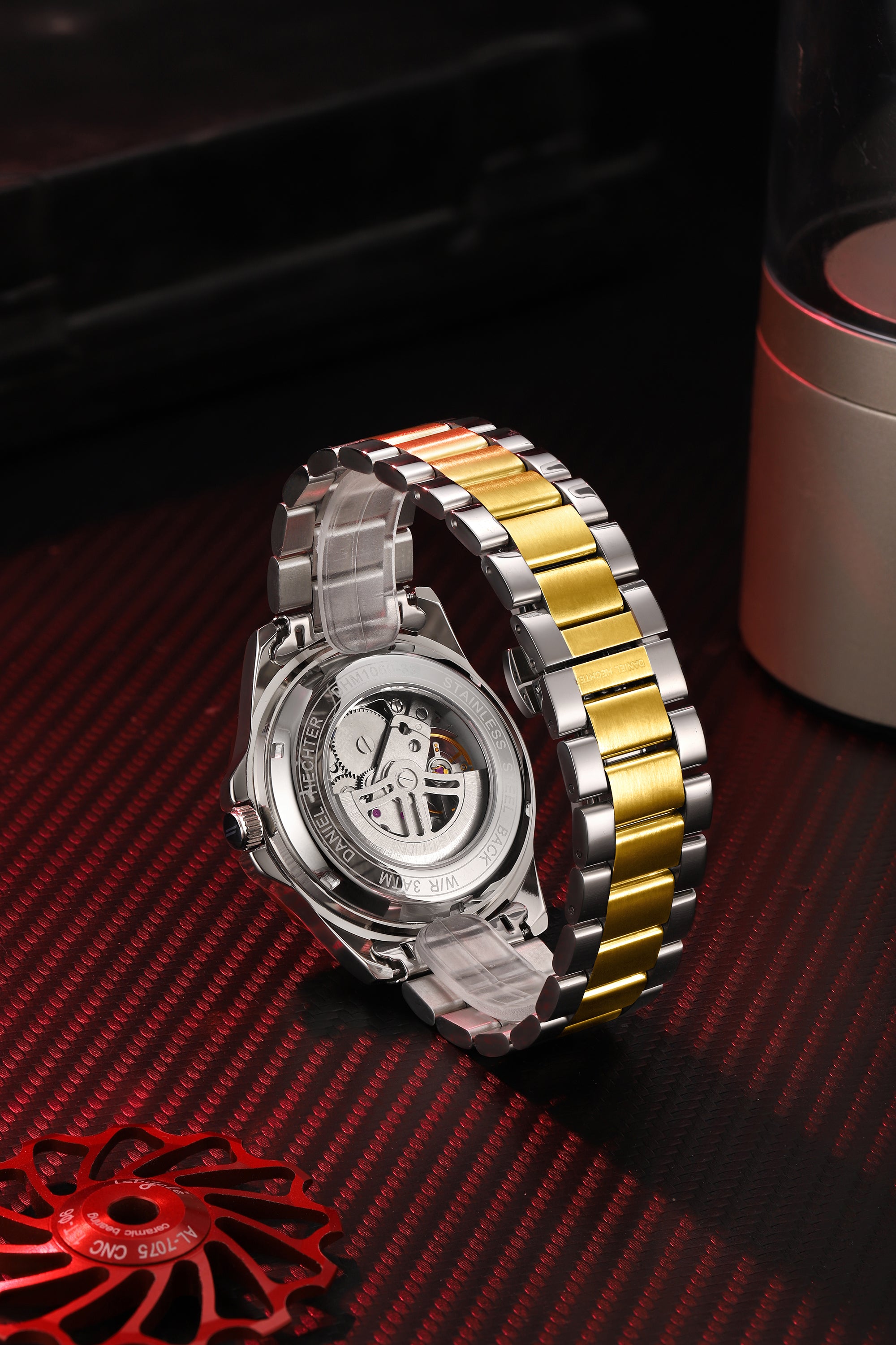 Daniel Hechter Paris Automatic Skeleton Wrist Watch for Men  – DHM1060-33