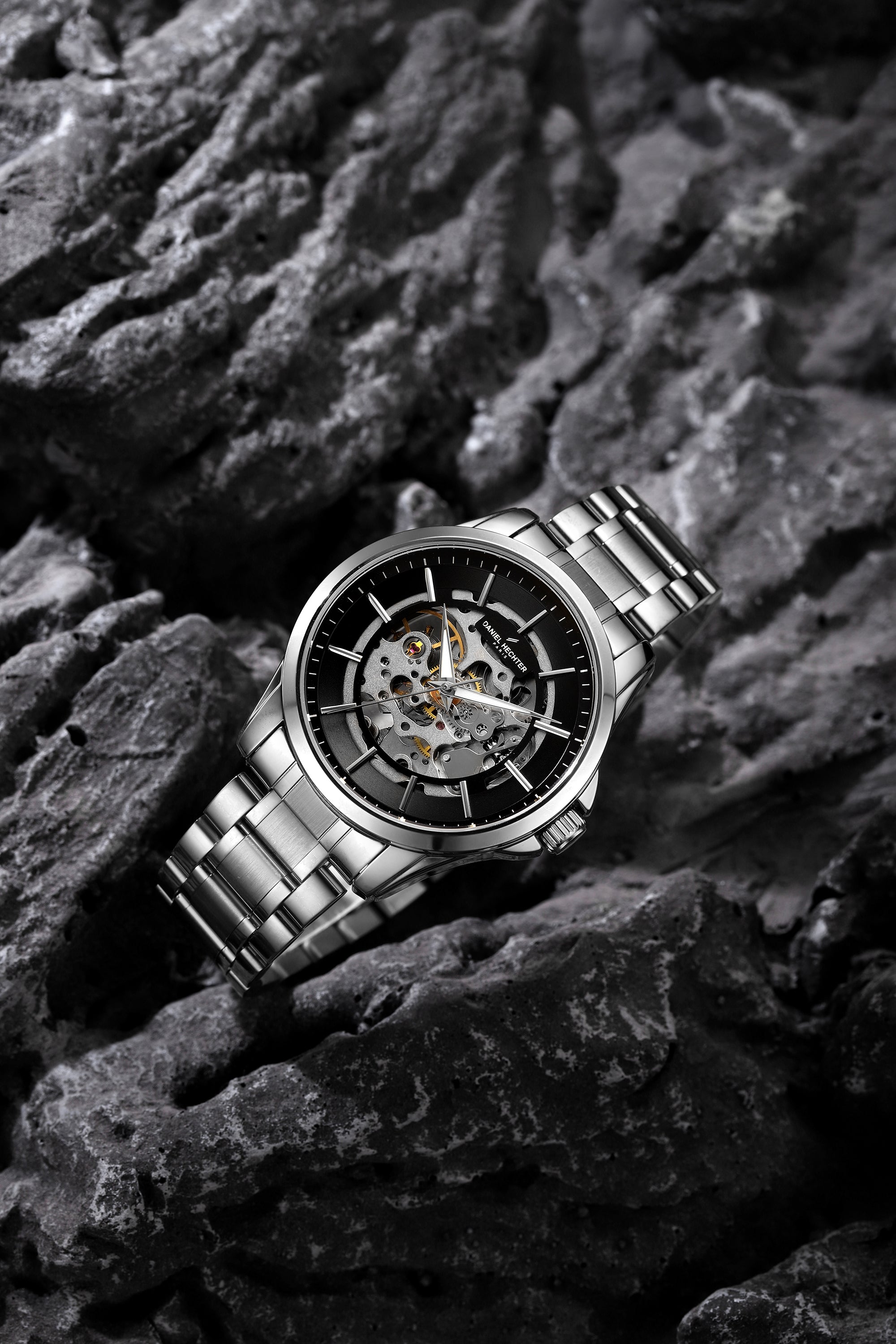 Daniel Hechter Paris Automatic Skeleton Wrist Watch for Men – DHM1062-11