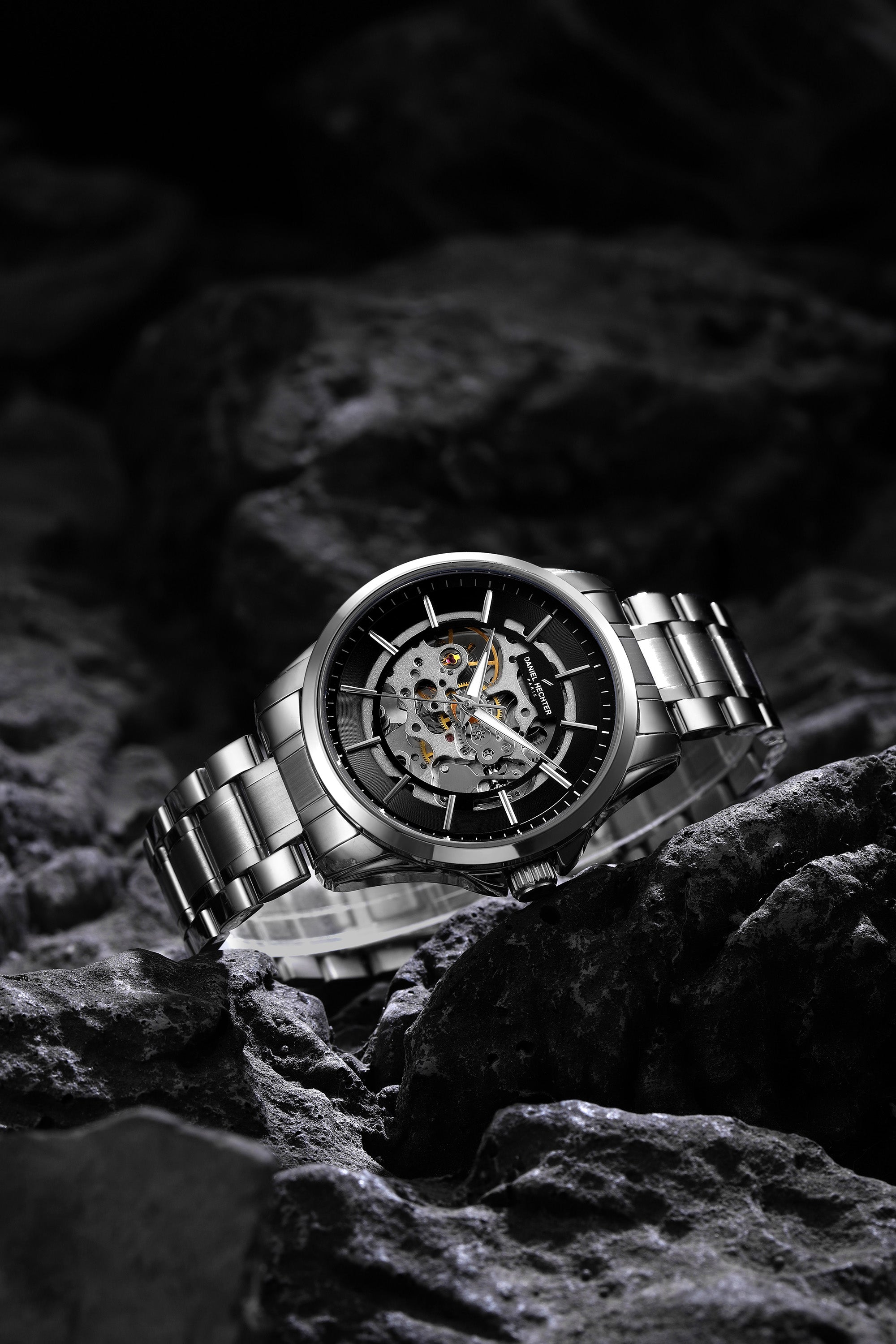 Daniel Hechter Paris Automatic Skeleton Wrist Watch for Men – DHM1062-11