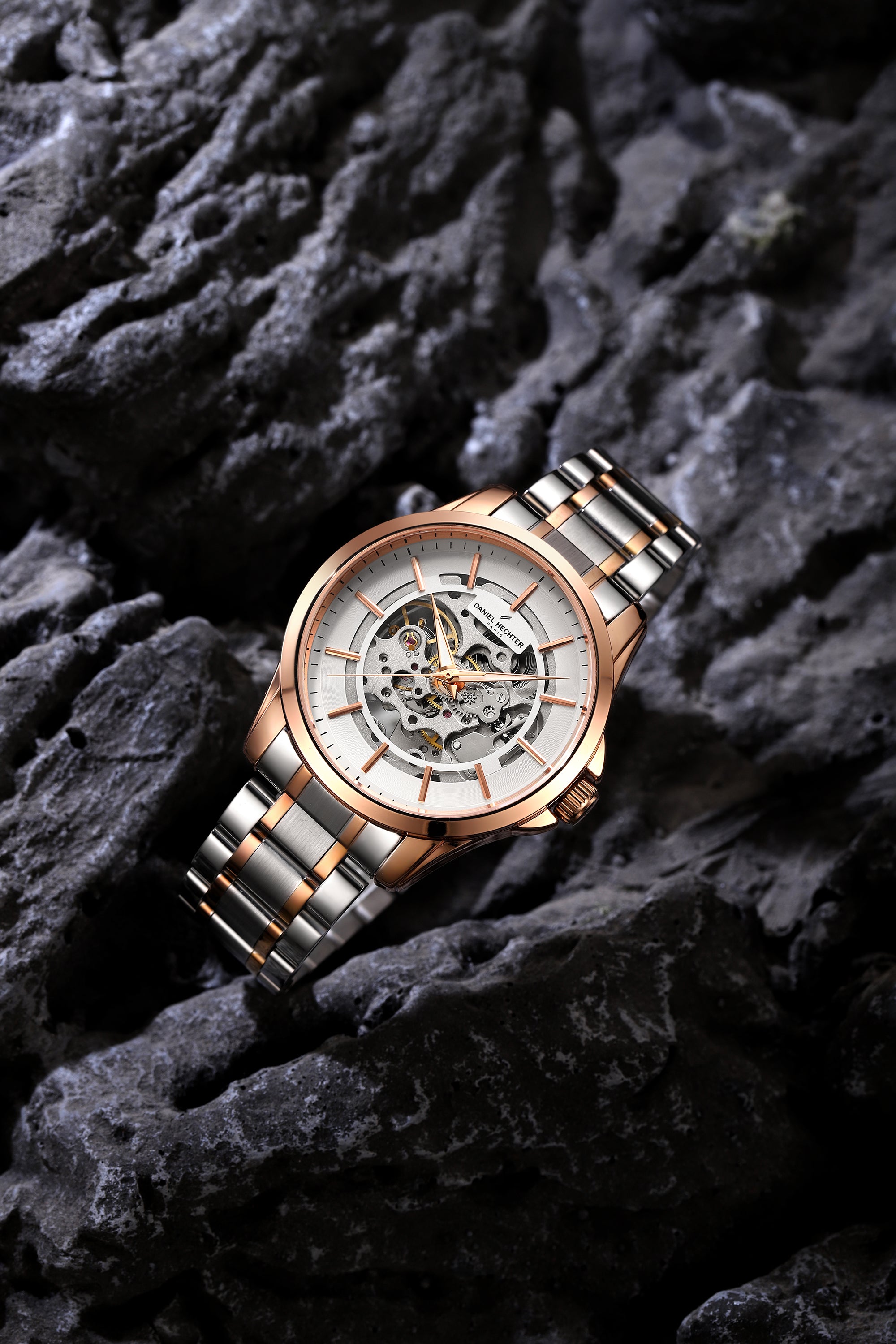 Daniel Hechter Paris Automatic Skeleton Wrist Watch for Men – DHM1062-33