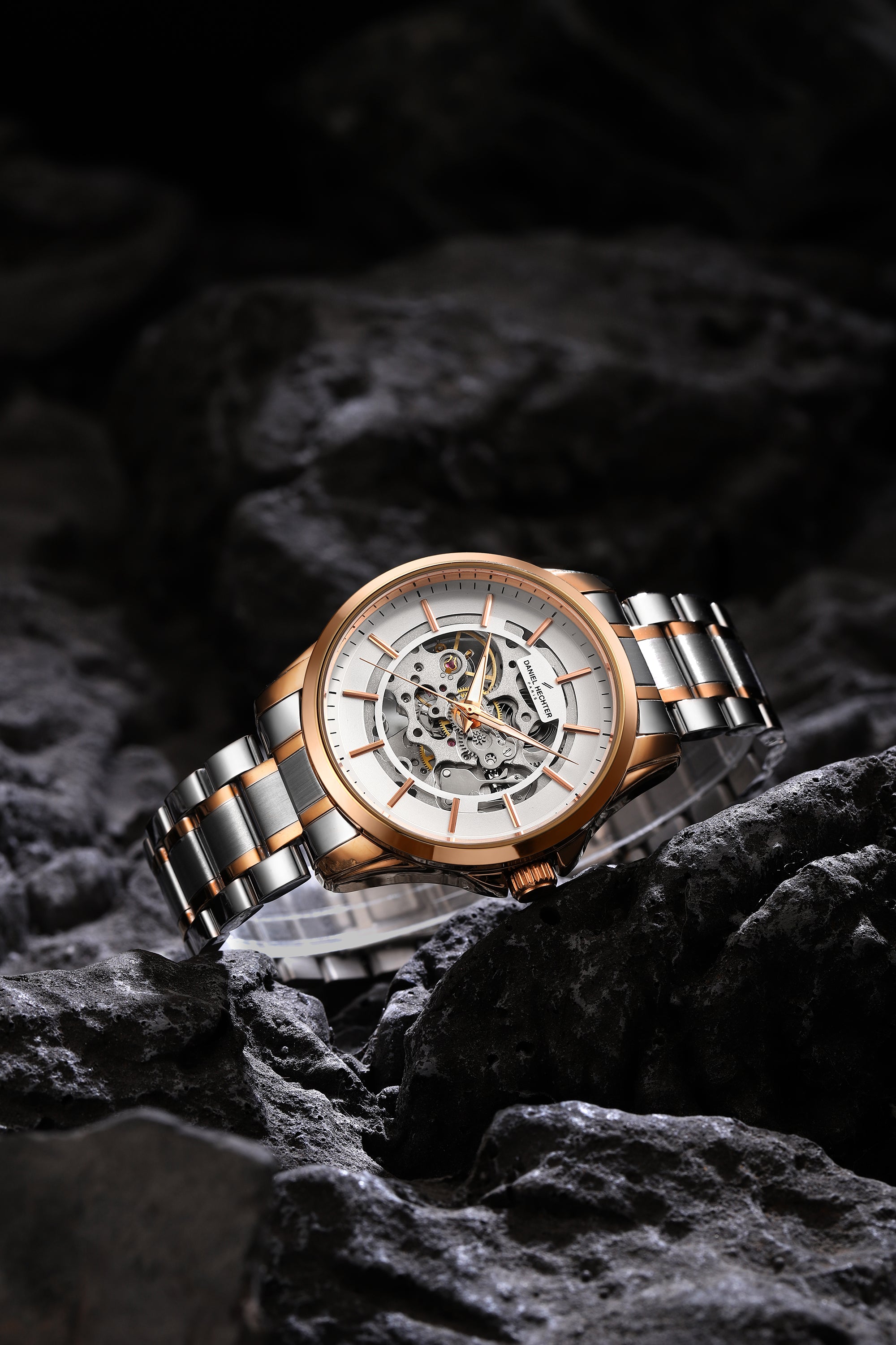 Daniel Hechter Paris Automatic Skeleton Wrist Watch for Men – DHM1062-33