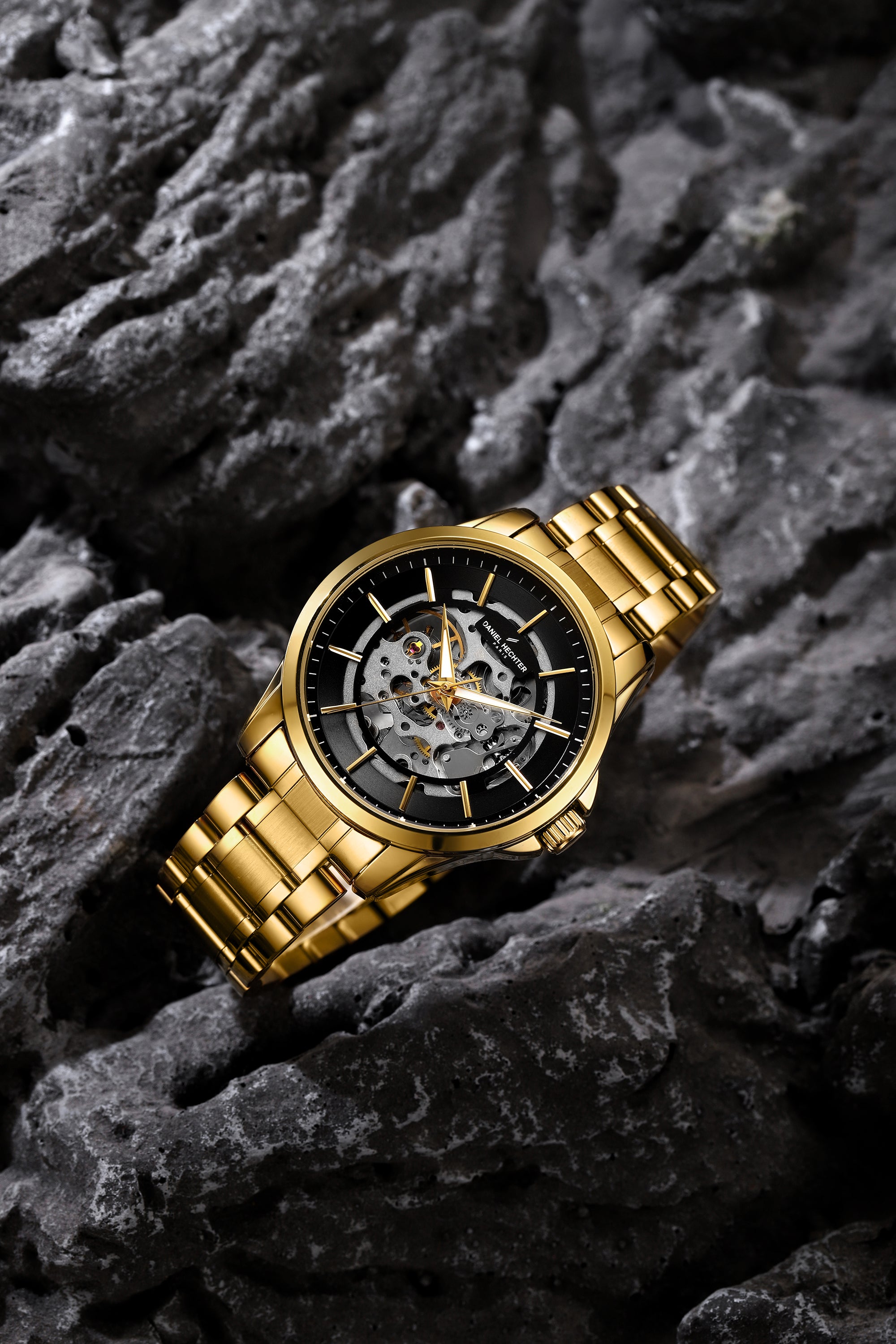Daniel Hechter Paris Automatic Skeleton Wrist Watch for Men – DHM1062-55