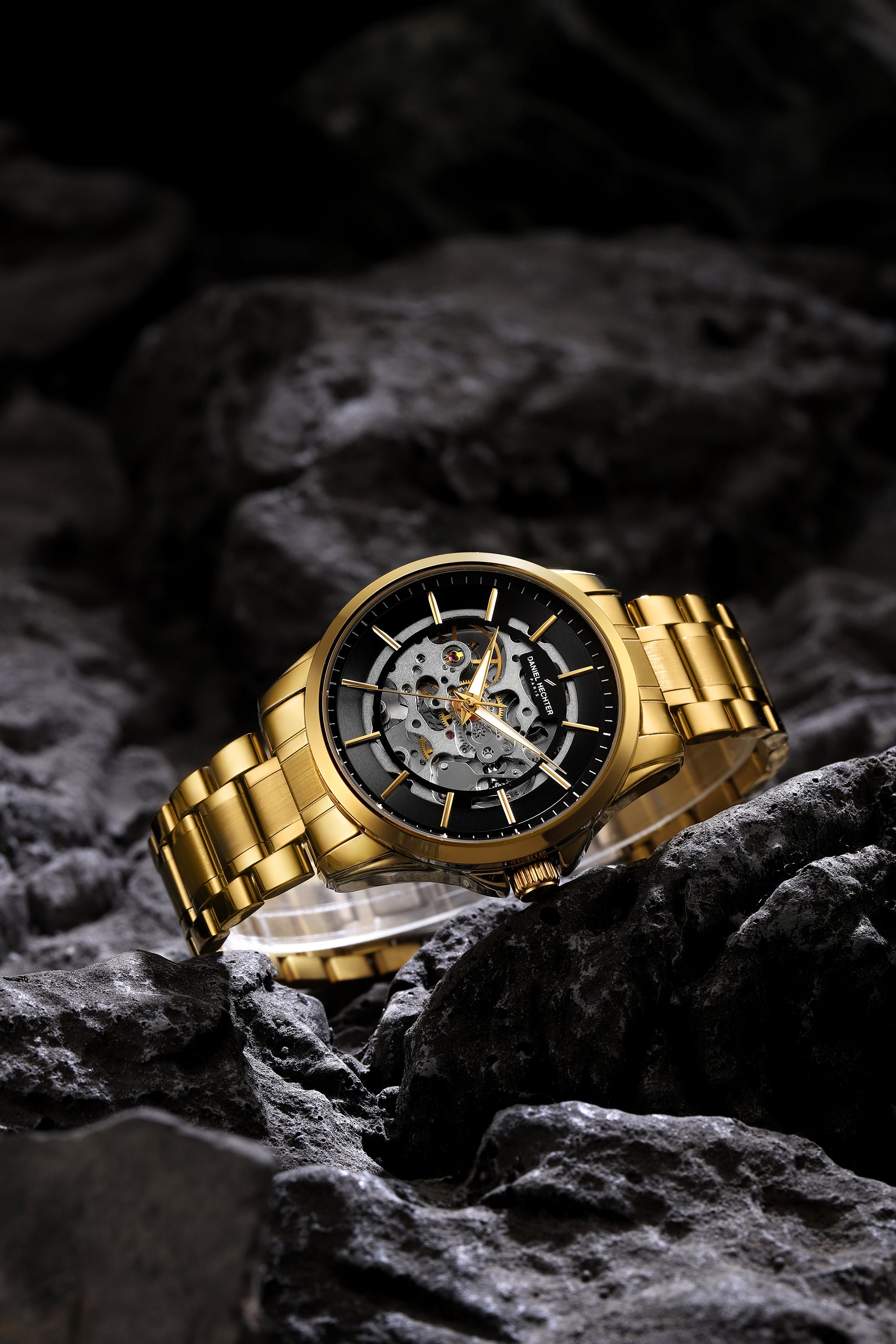Daniel Hechter Paris Automatic Skeleton Wrist Watch for Men – DHM1062-55