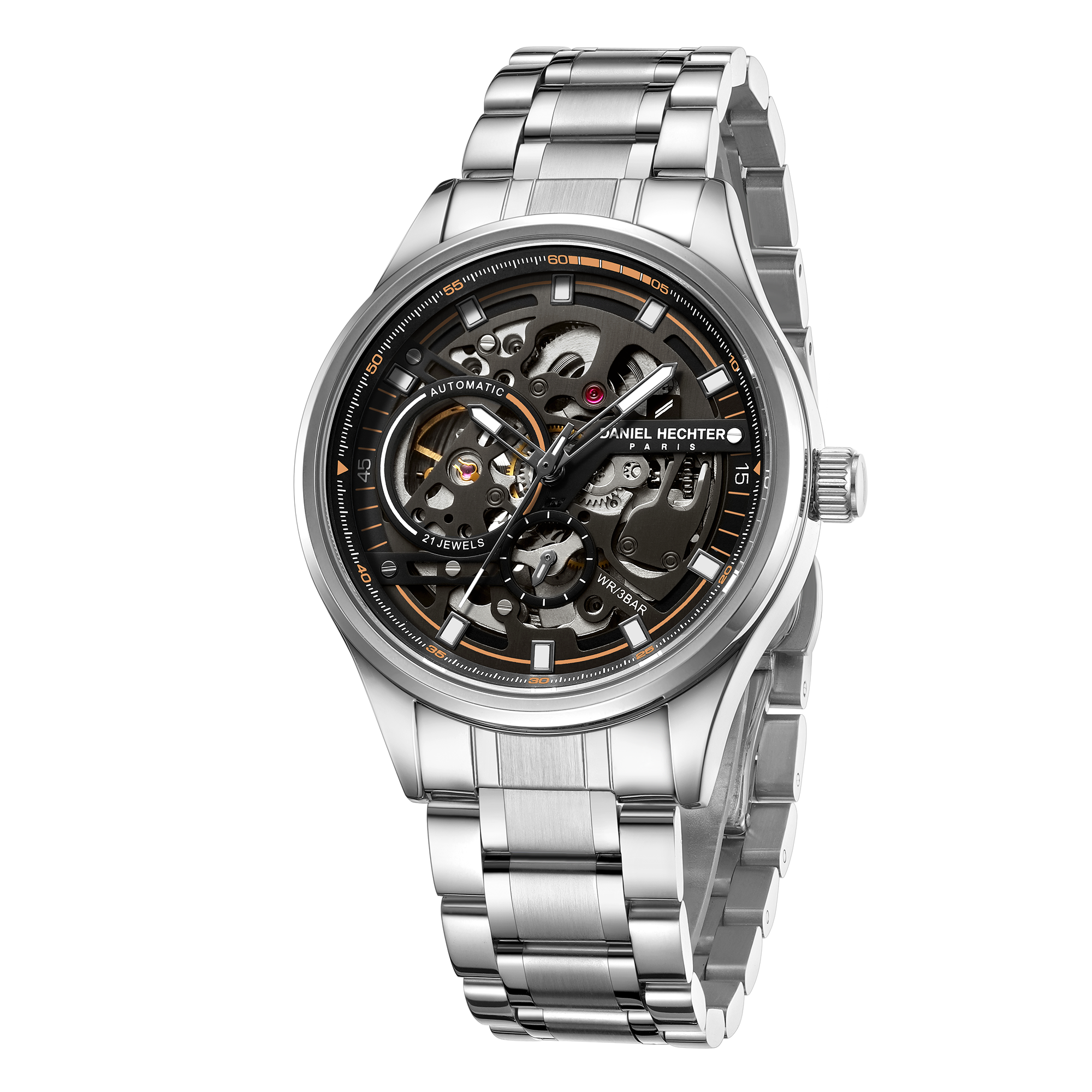 Daniel Hechter Paris Automatic Skeleton Wrist Watch for Men – DHM1063-11