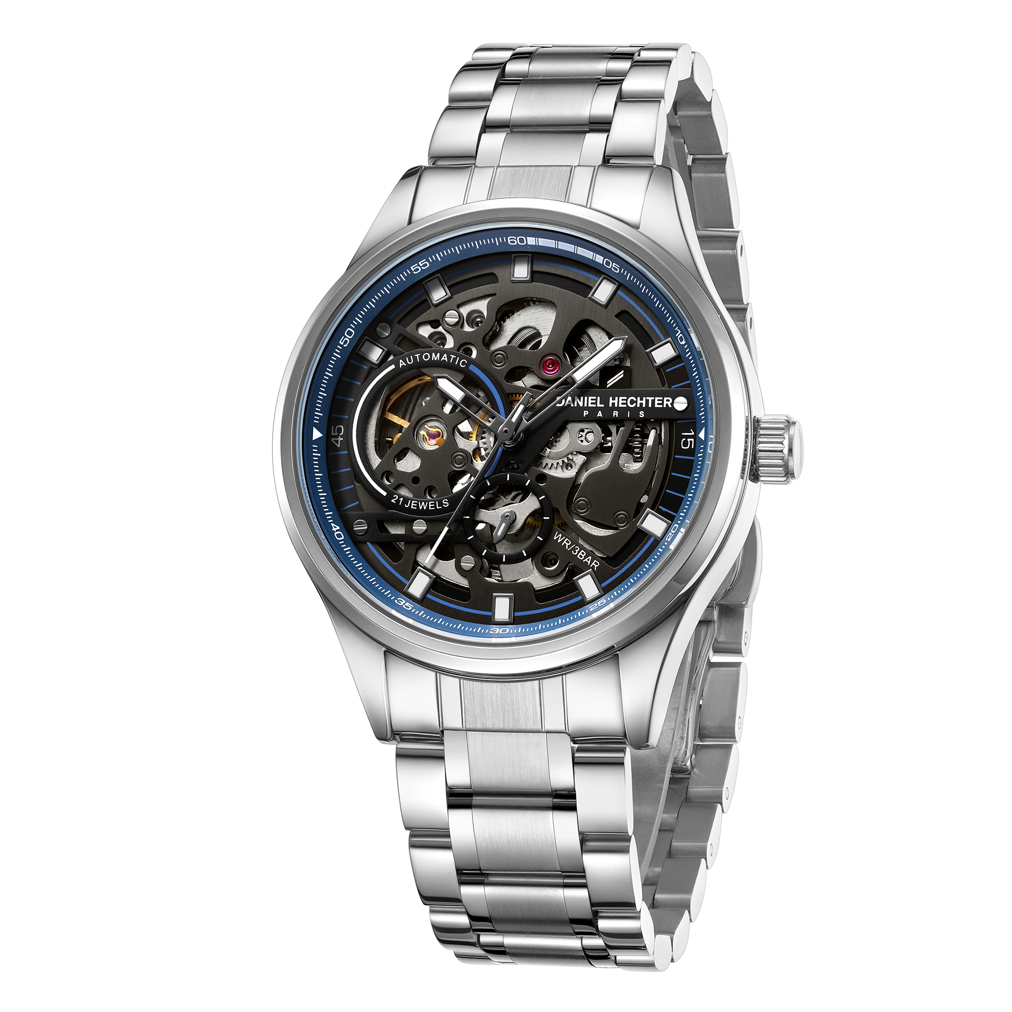 Daniel Hechter Paris Automatic Skeleton Wrist Watch for Men –  DHM1063-22