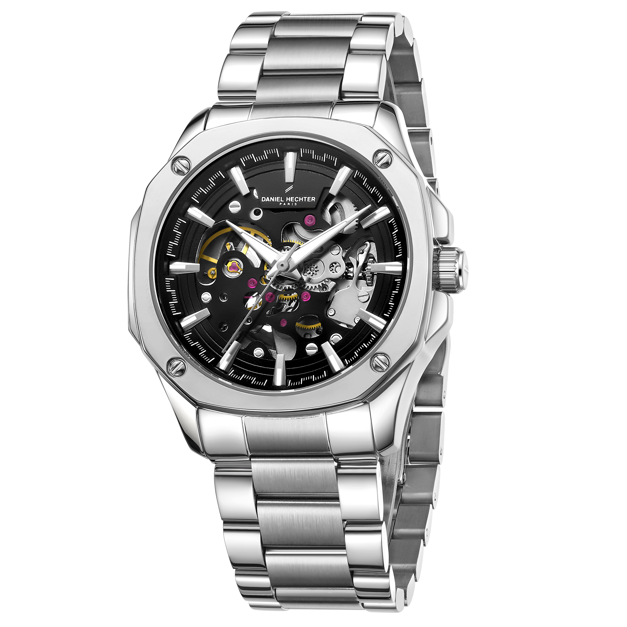 Daniel Hechter Paris Automatic Skeleton Wrist Watch for Men – DHM1064-11