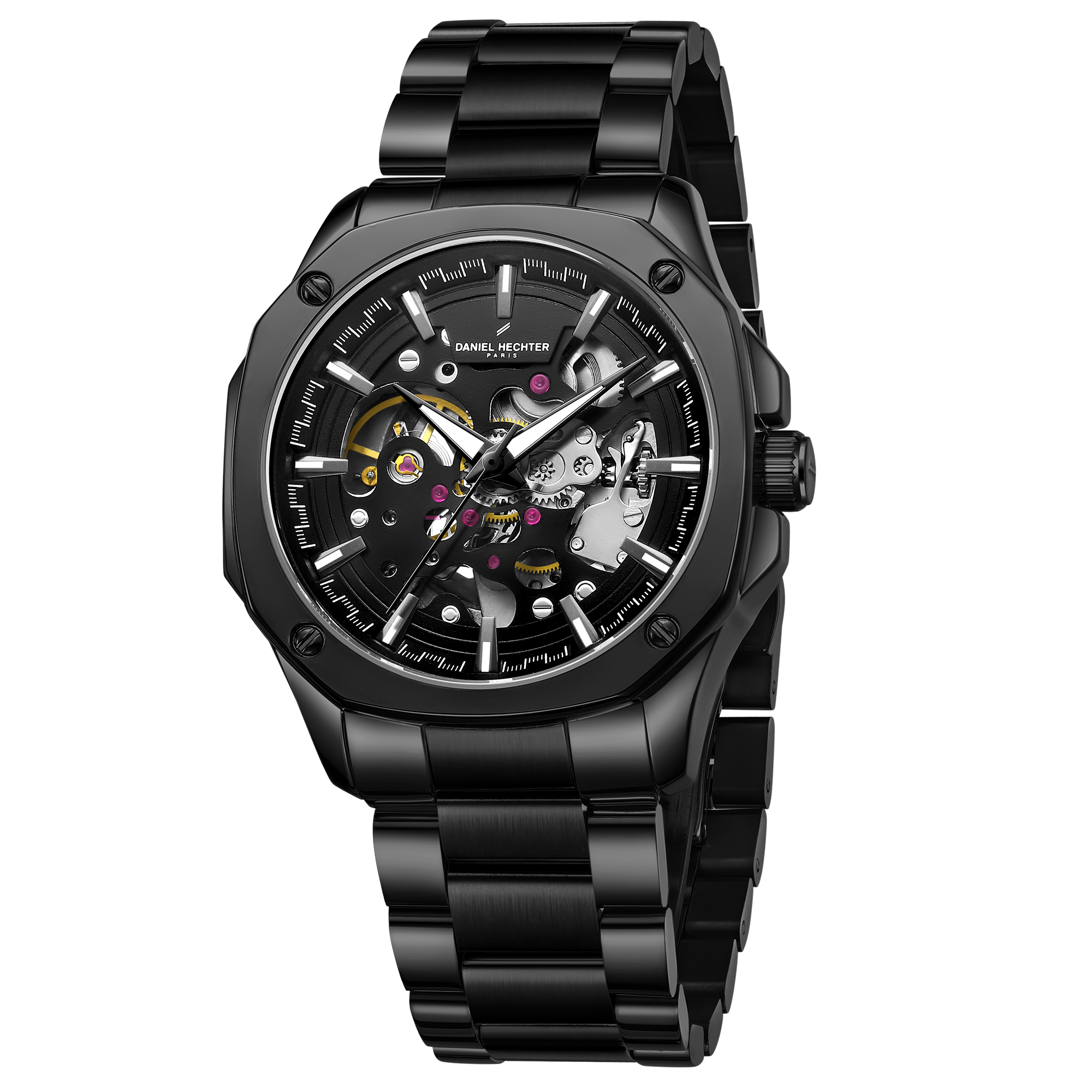 Daniel Hechter Paris Automatic Skeleton Wrist Watch for Men –  DHM1064-22