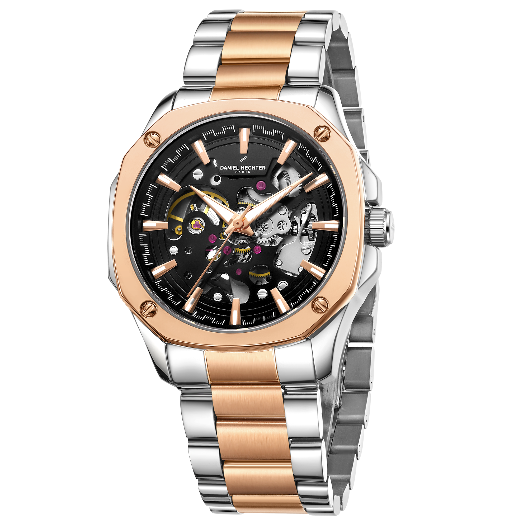 Daniel Hechter Paris Automatic Skeleton Wrist Watch for Men –  DHM1064-44