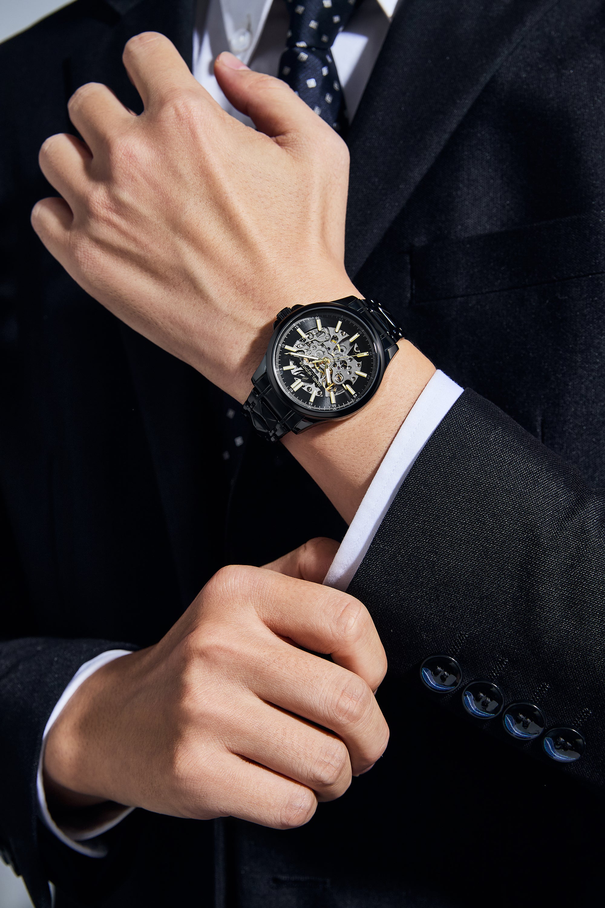 Daniel Hechter Paris Automatic Skeleton Wrist Watch for Men – DHM1068-11