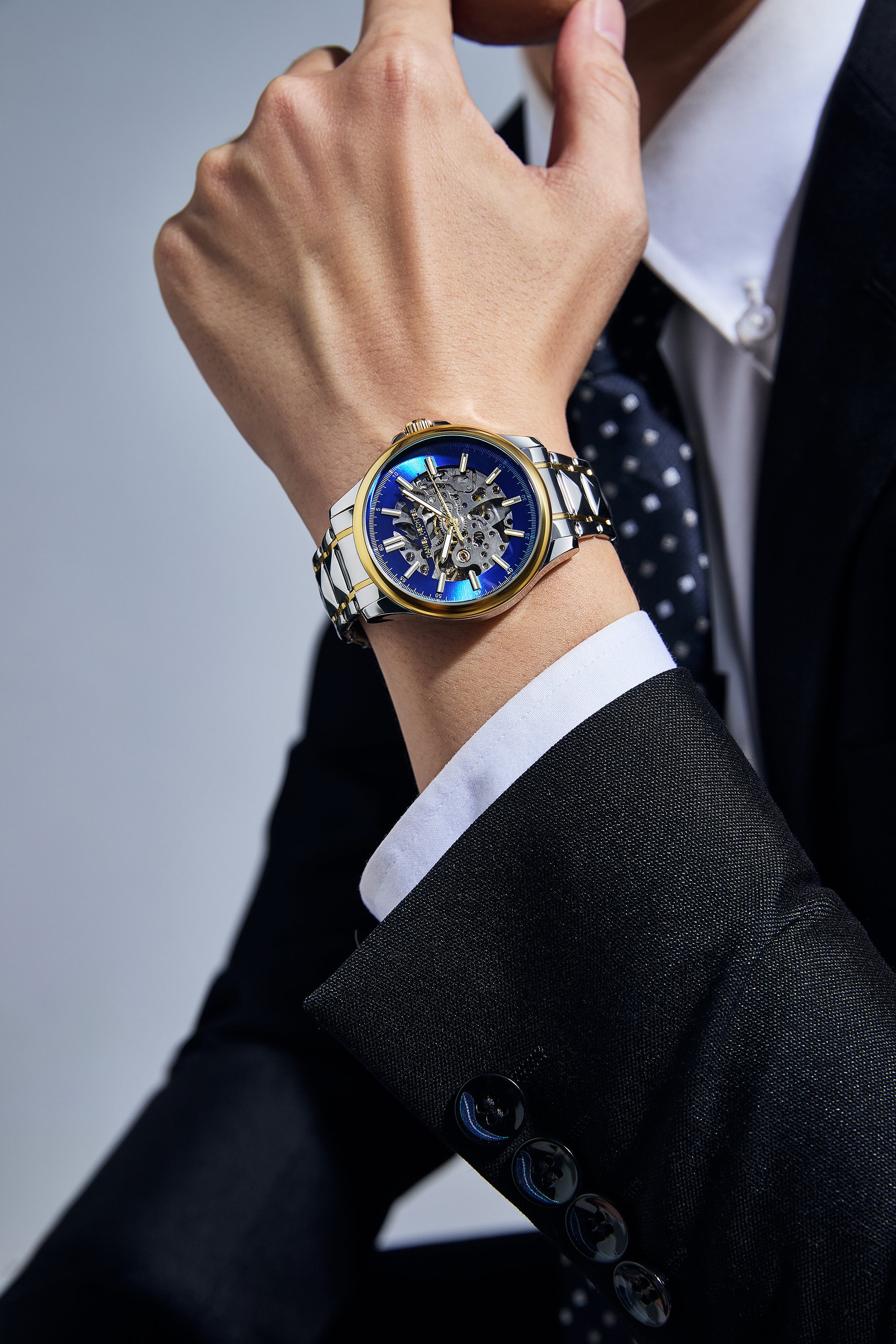 Daniel Hechter Paris Automatic Skeleton Wrist Watch for Men – DHM1068-22