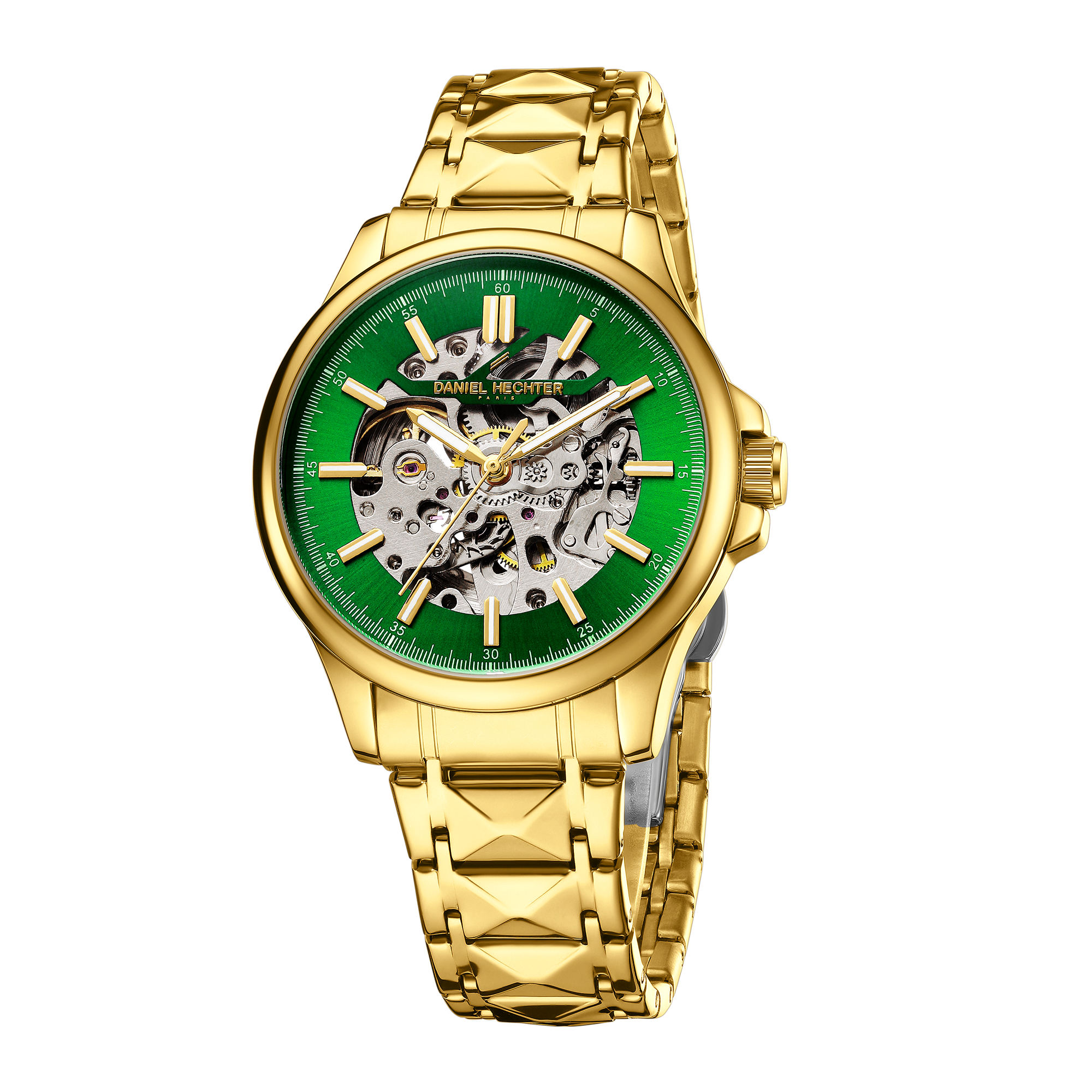Daniel Hechter Paris Automatic Skeleton Wrist Watch for Men – DHM1068-33