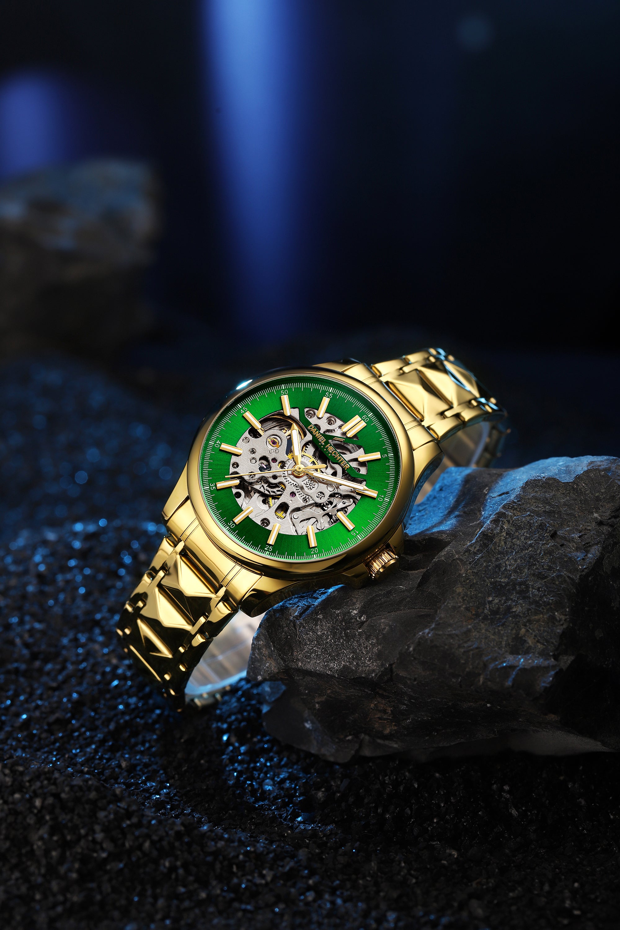 Daniel Hechter Paris Automatic Skeleton Wrist Watch for Men – DHM1068-33