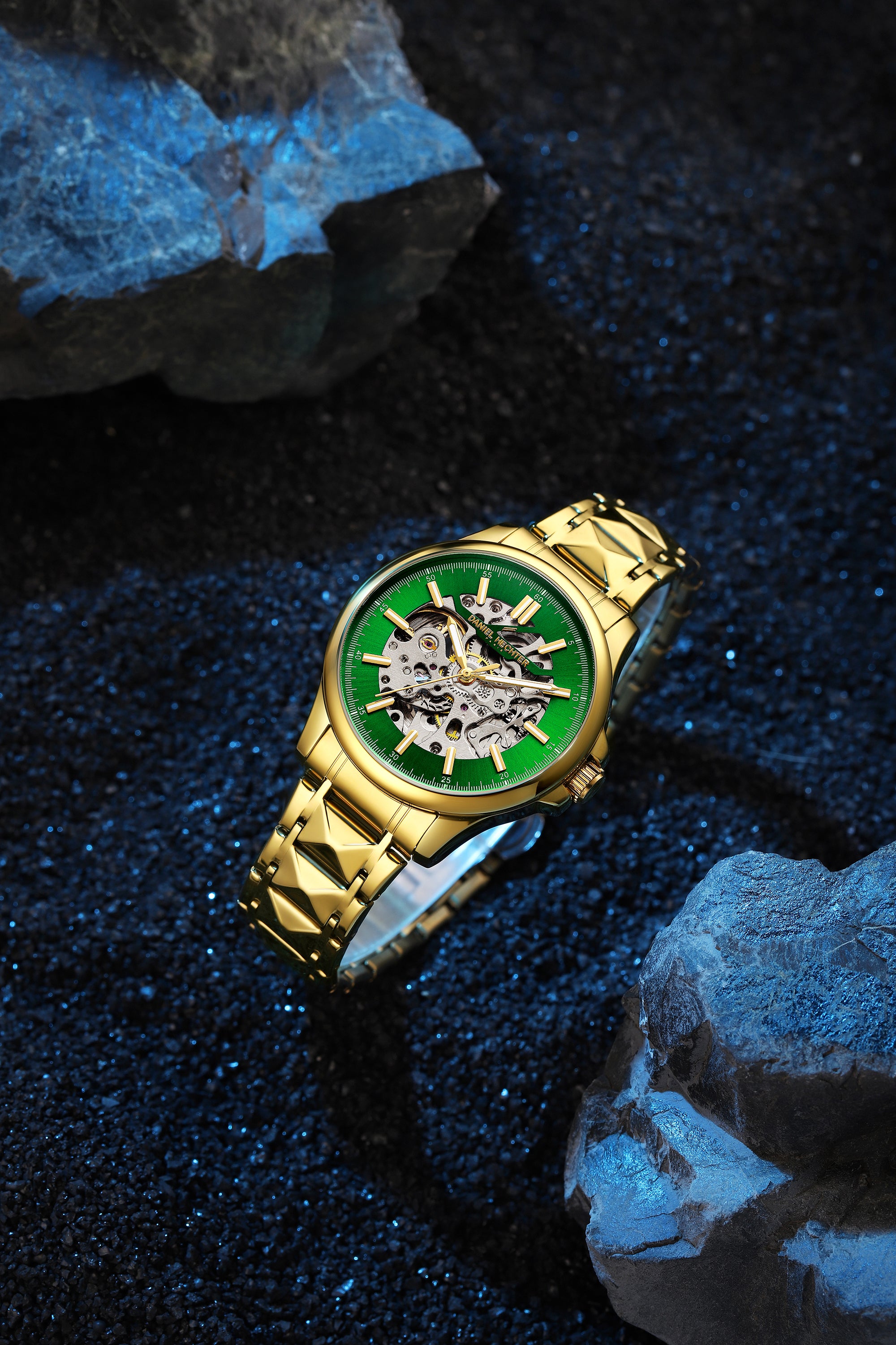 Daniel Hechter Paris Automatic Skeleton Wrist Watch for Men – DHM1068-33