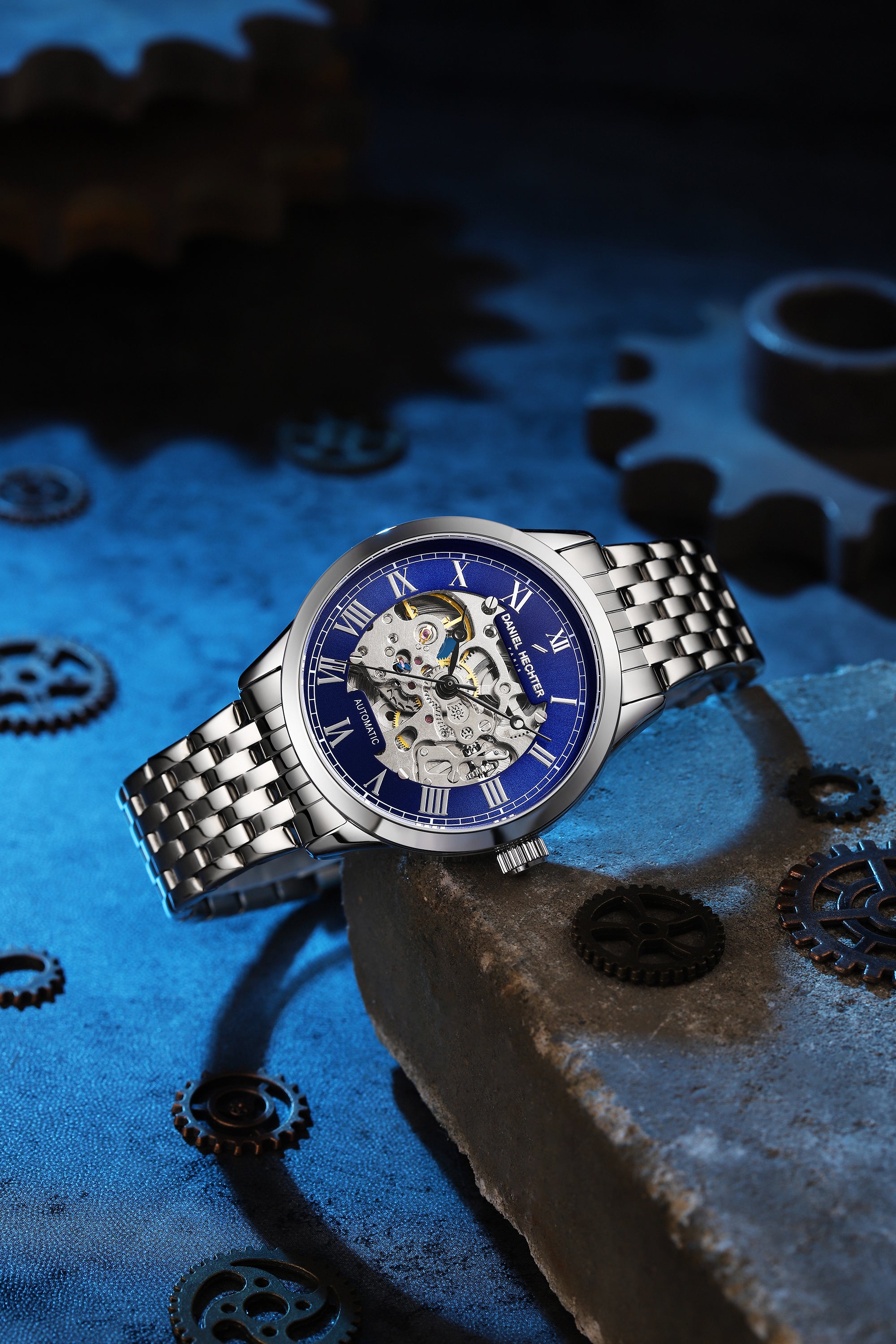 Daniel Hechter Paris Automatic Skeleton Wrist Watch for Men – DHM1069-22
